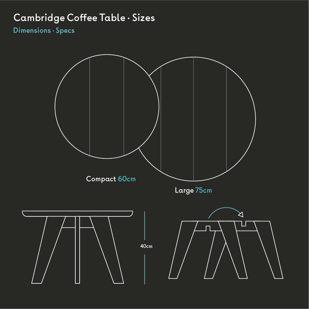 Cambridge Coffee Table in Ash - Quanstrom Studio