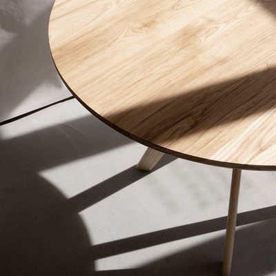 Cambridge Circular Dining Table in Ash - Quanstrom Studio