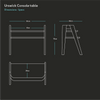 Urswick Console Table in Ash - Quanstrom Studio